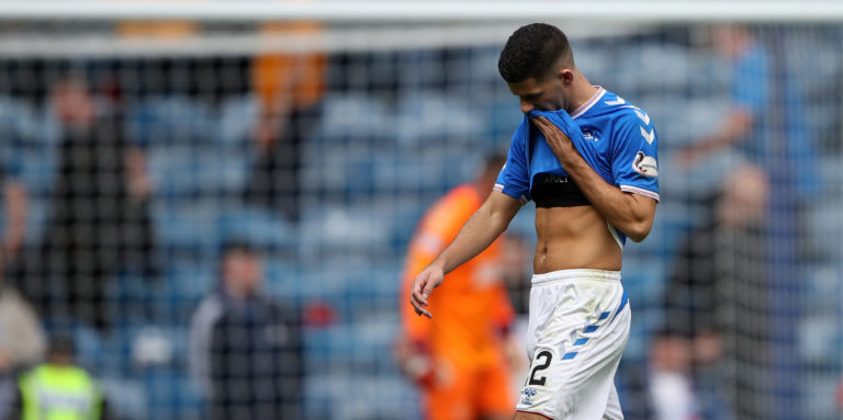 These Rangers fans weren’t displeased with Jordan Jones’s red card