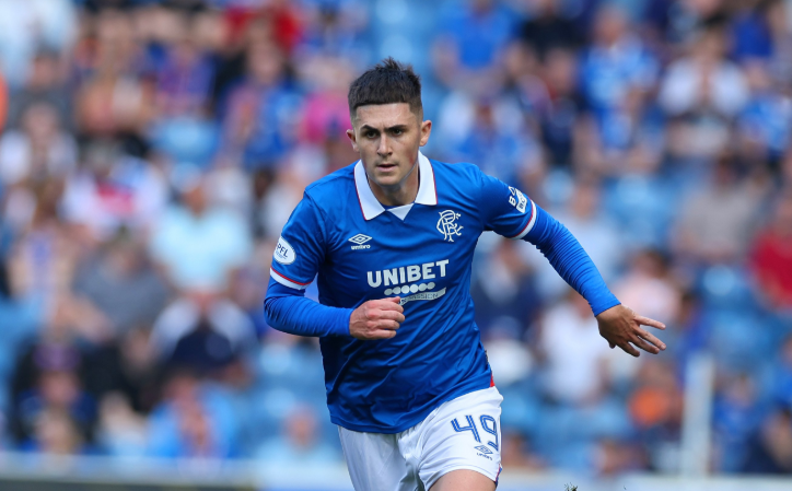 Rangers midfielder Bailey Rice / Bailey Rice has been linked with interest from Ajax and Schalke but the player is caught between two realities.