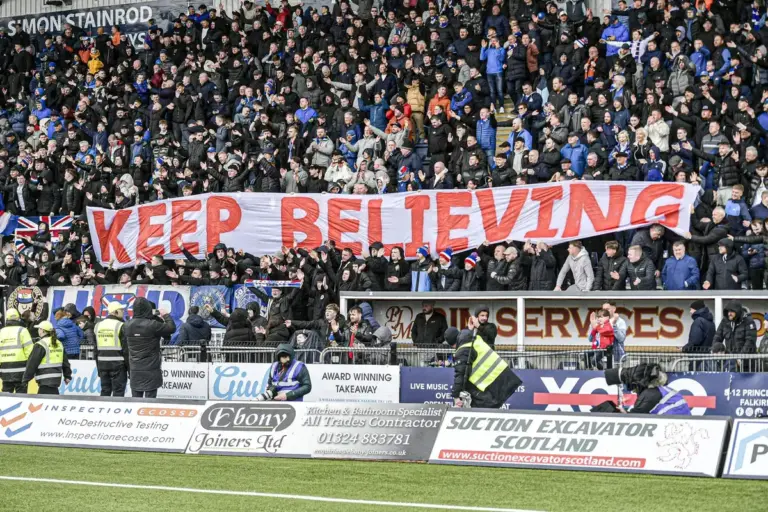 Falkirk CEO responds after calls to “lock out” Rangers fans from final day fixture
