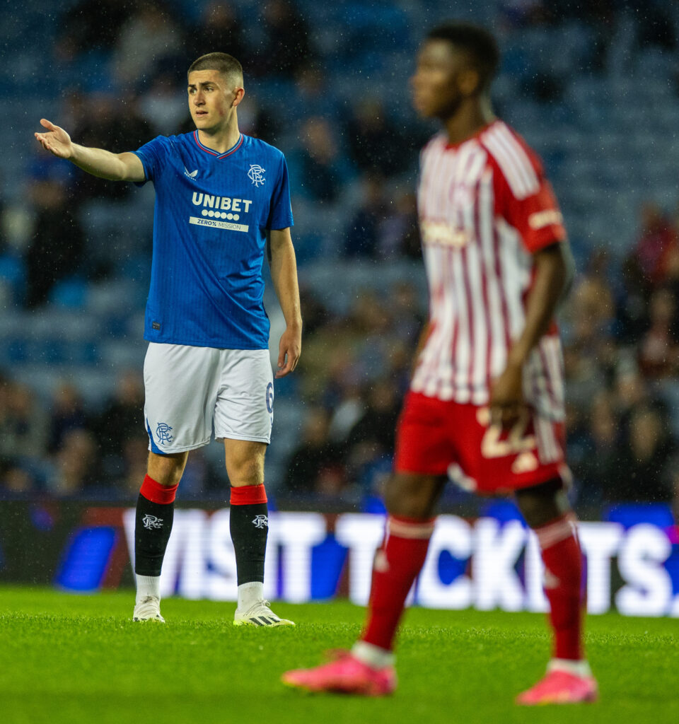 Rangers midfielder Bailey Rice