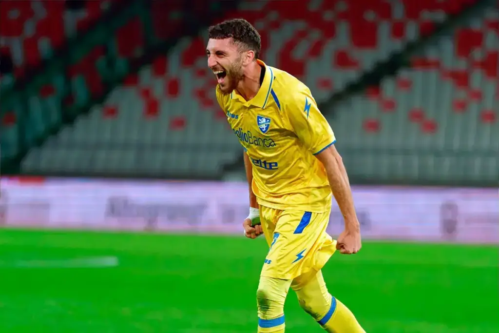 Fares Ghedjemis in action, the winger linked with a move to Rangers