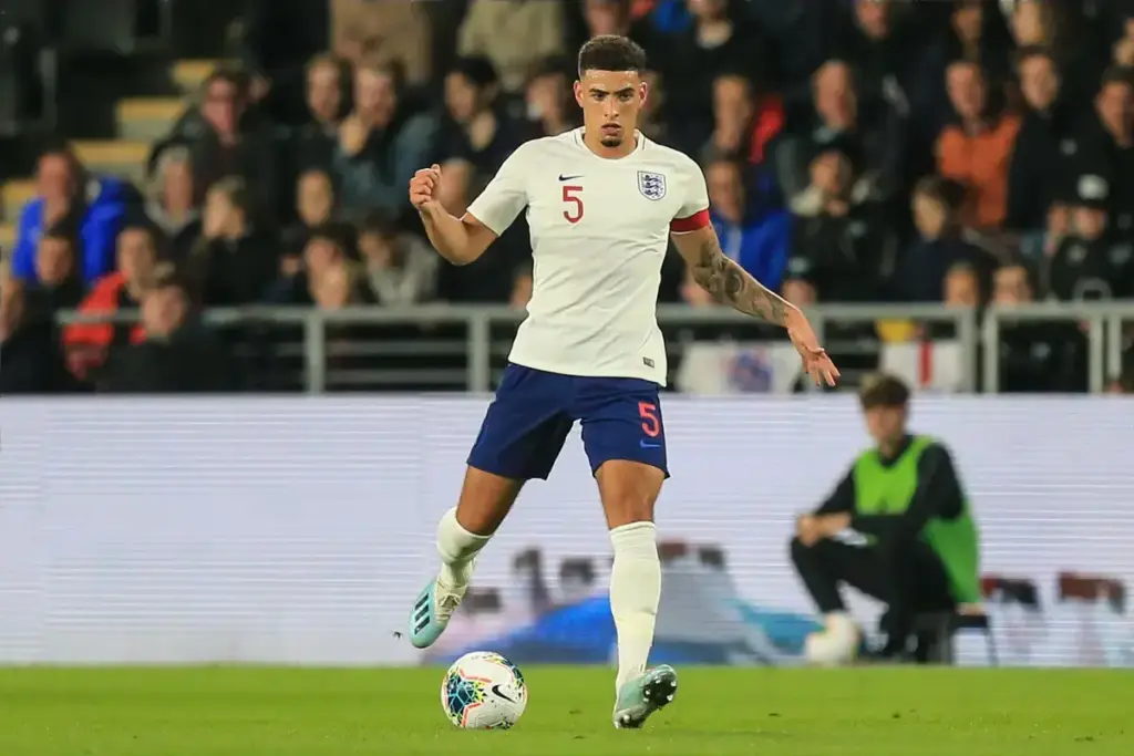 Ben Godfrey in action during his loan spell at Rangers
