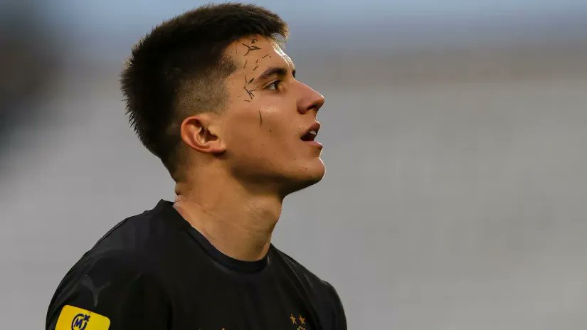 Vanja Dragojevic in action, the Serbia international is close to completing his transfer to Rangers.