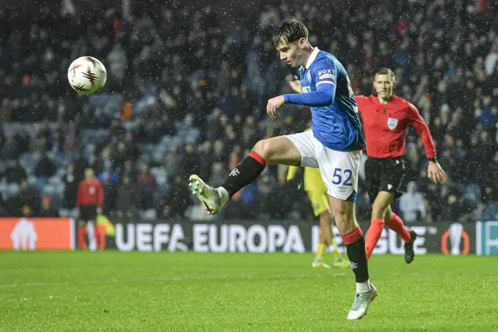 Rangers players in Europa League action ahead of a possible Northern Irish opponent