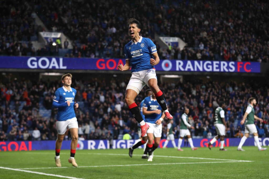 Rangers striker Bojan Miovski