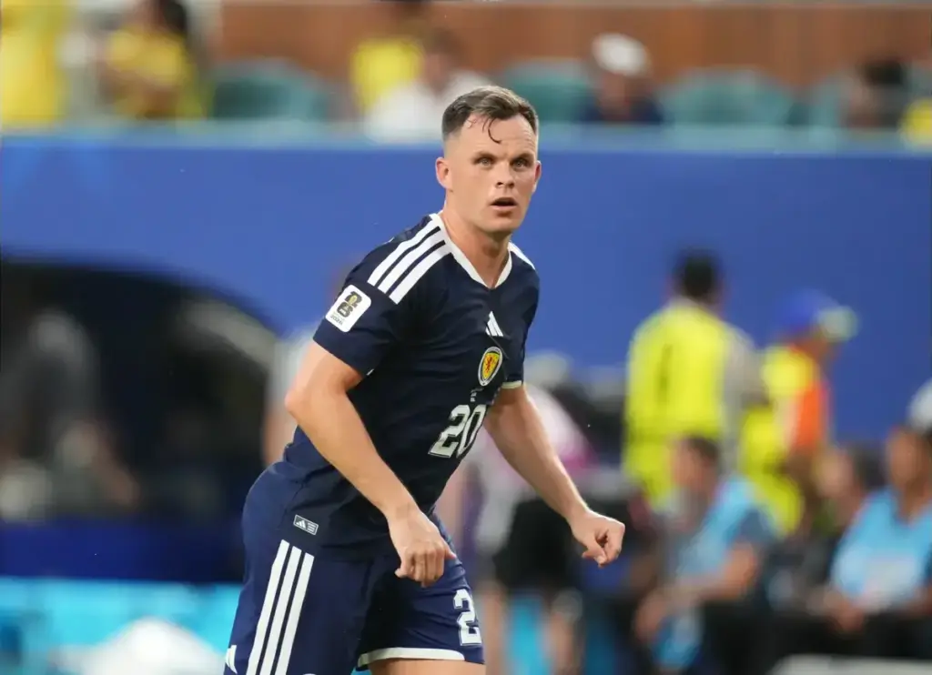 June 24, 2026, Boston, Aarhus, USA: LAWRENCE SHANKLAND from Scotland looks on during FIFA World Cup 2026: Scotland and Brazil. (Credit Image: © Ulrik Pedersen/ZUMA Press Wire)