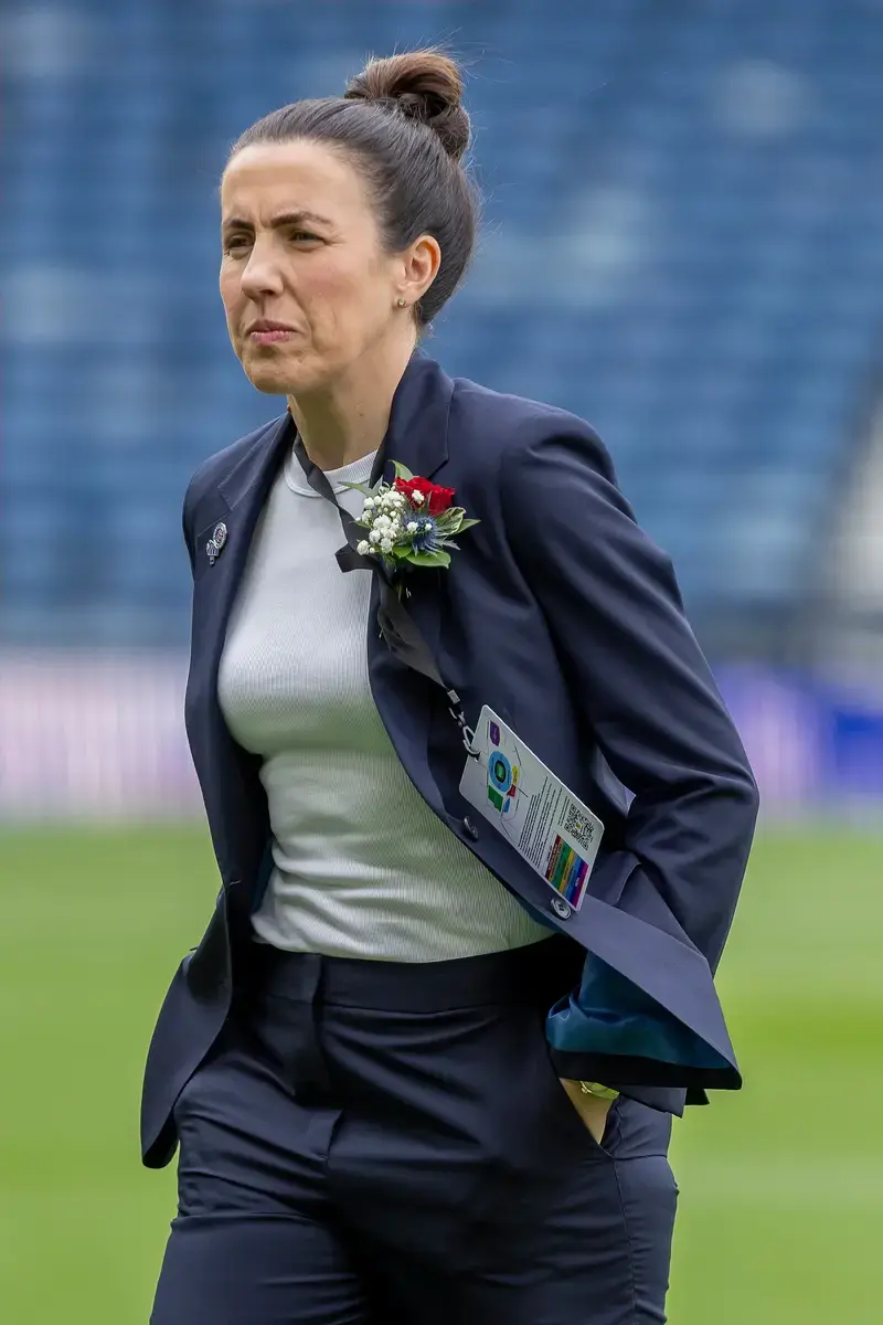 Rangers Head Coach, Leanne Crichton ahead of the Scottish Gas Womens Scottish Cup Final - Rangers FC vs Celtic FC, Barclays Hampden, Glasgow, Scotland. 31 May 2026.