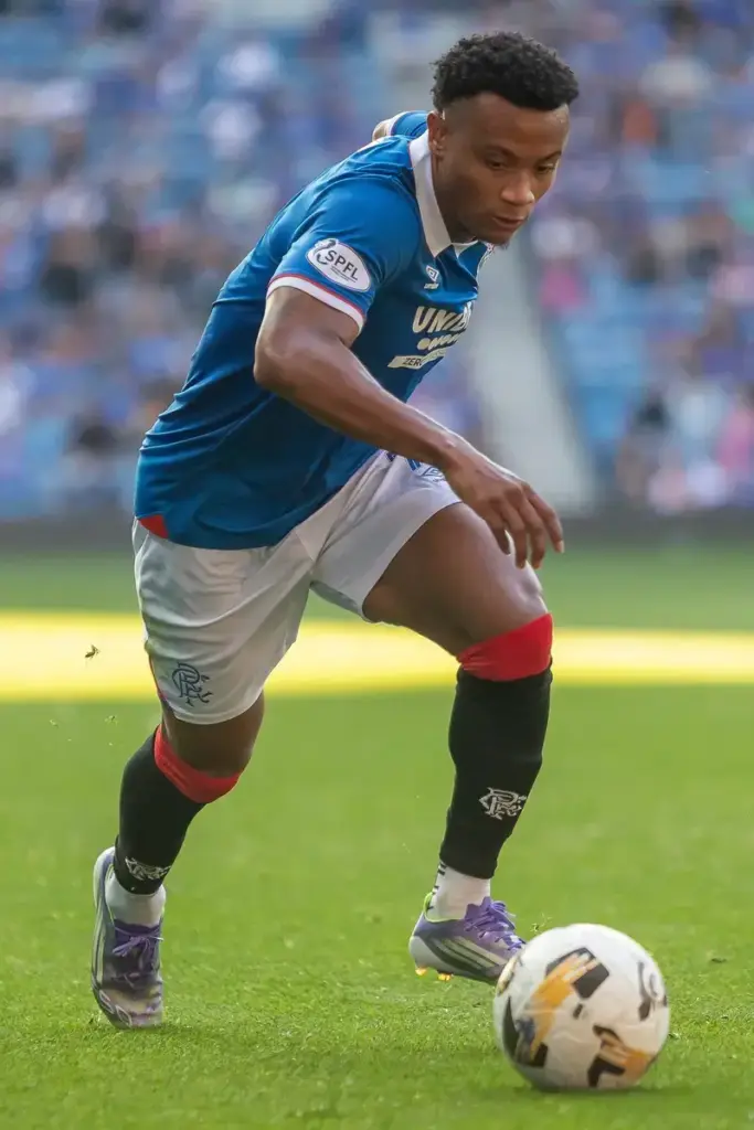 Óscar Cortés of Rangers FC during the Premier Sports Scottish League Cup 2nd Round, Rangers FC and Alloa Athletic FC, Ibrox, Govan, Glasgow, 16/08/2025